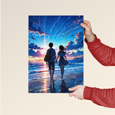 Your Name – Beachside Romance Poster
